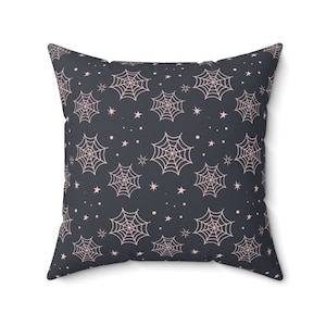 Spiderwebs Halloween Pillow Cover: Spooky Fall Home Decor