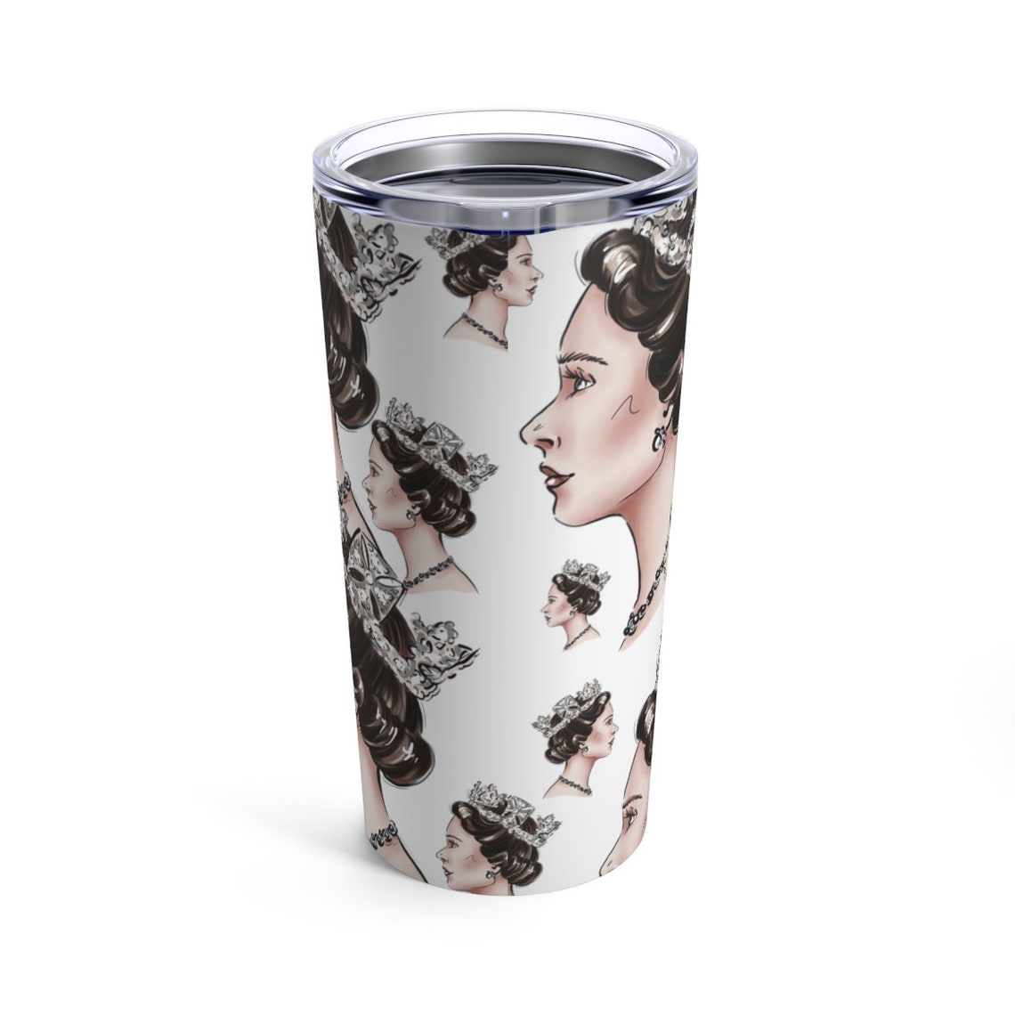 Queen Elizabeth II Memorial Tumbler Queen Elizabeth II Cup Etsy