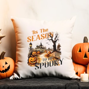 MIULEE Halloween Decor Pillow Covers Fall Decorative Pillows Farmhouse  Throw Pillow Cases Velvet Pillowcases Pumpkin Spider Cat Ghost for Sofa 4  Pack