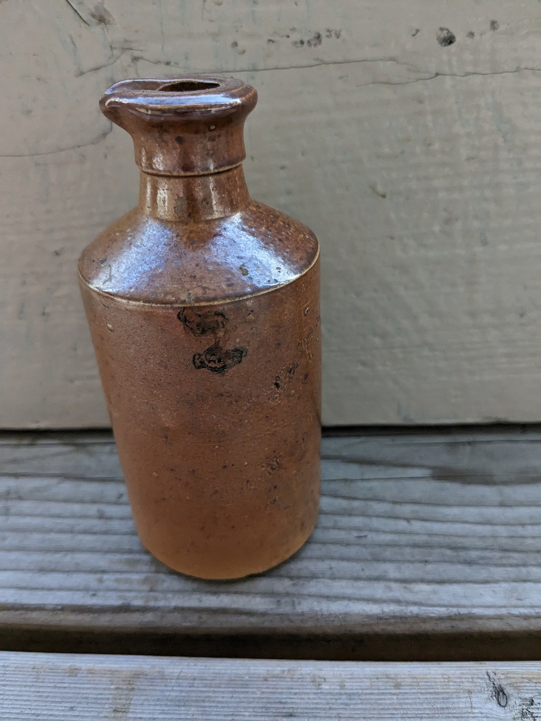 Stoneware Ink Bottle Etsy