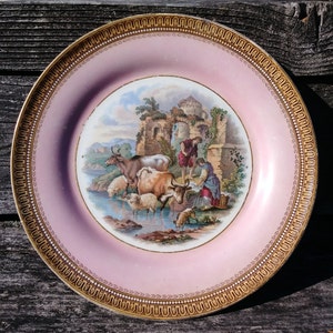 Placa Prattware con animales