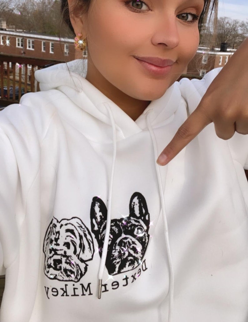 Sentimental Personalized gift White Customized Pet sweater Personalized Sweatshirt Custom Unisex Sweatshirt Petlover design