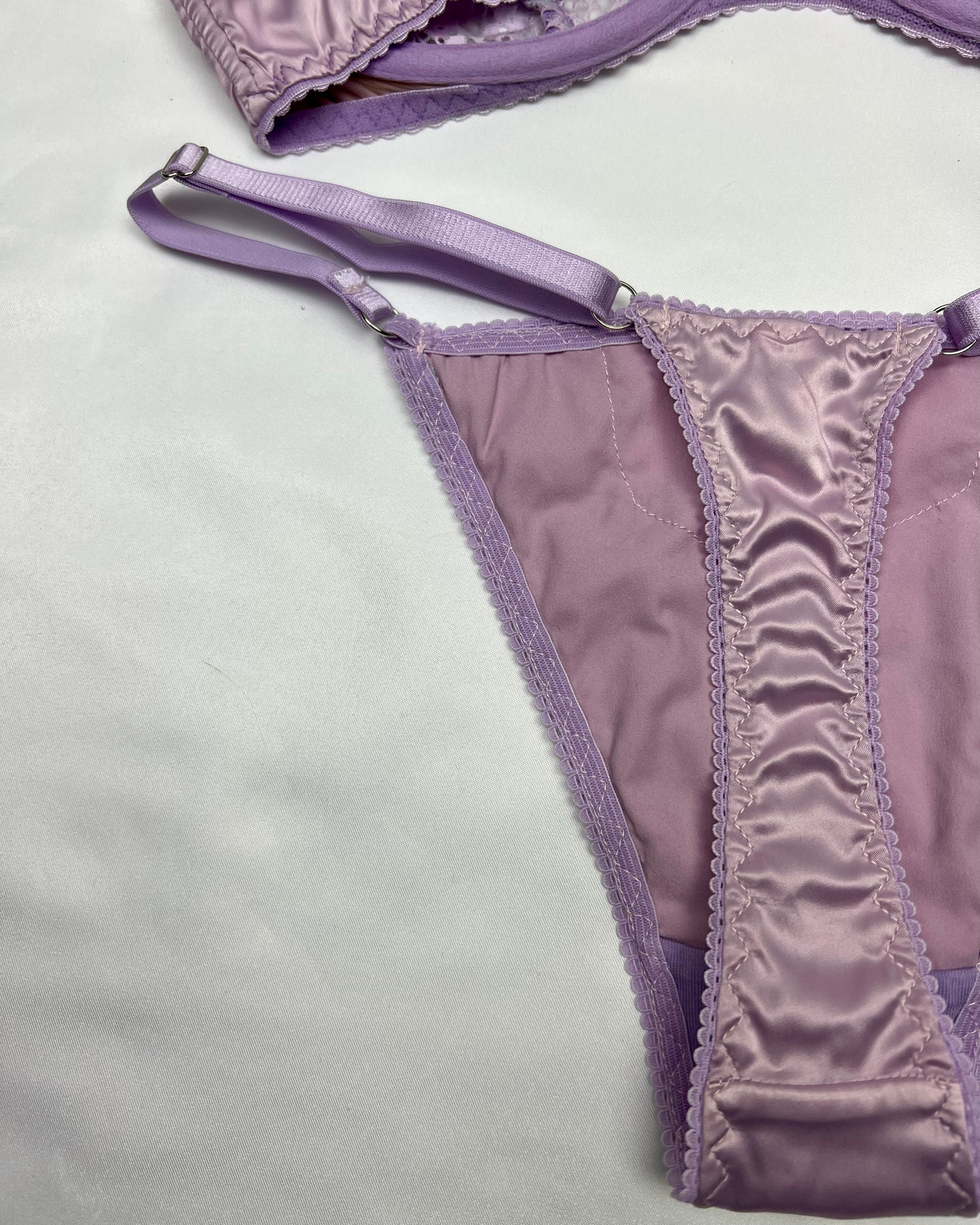 Aphrodite Lilac Silk Bra, Lilac Bra, Purple Bra, See Through Bra, Silk  Lingerie -  Canada