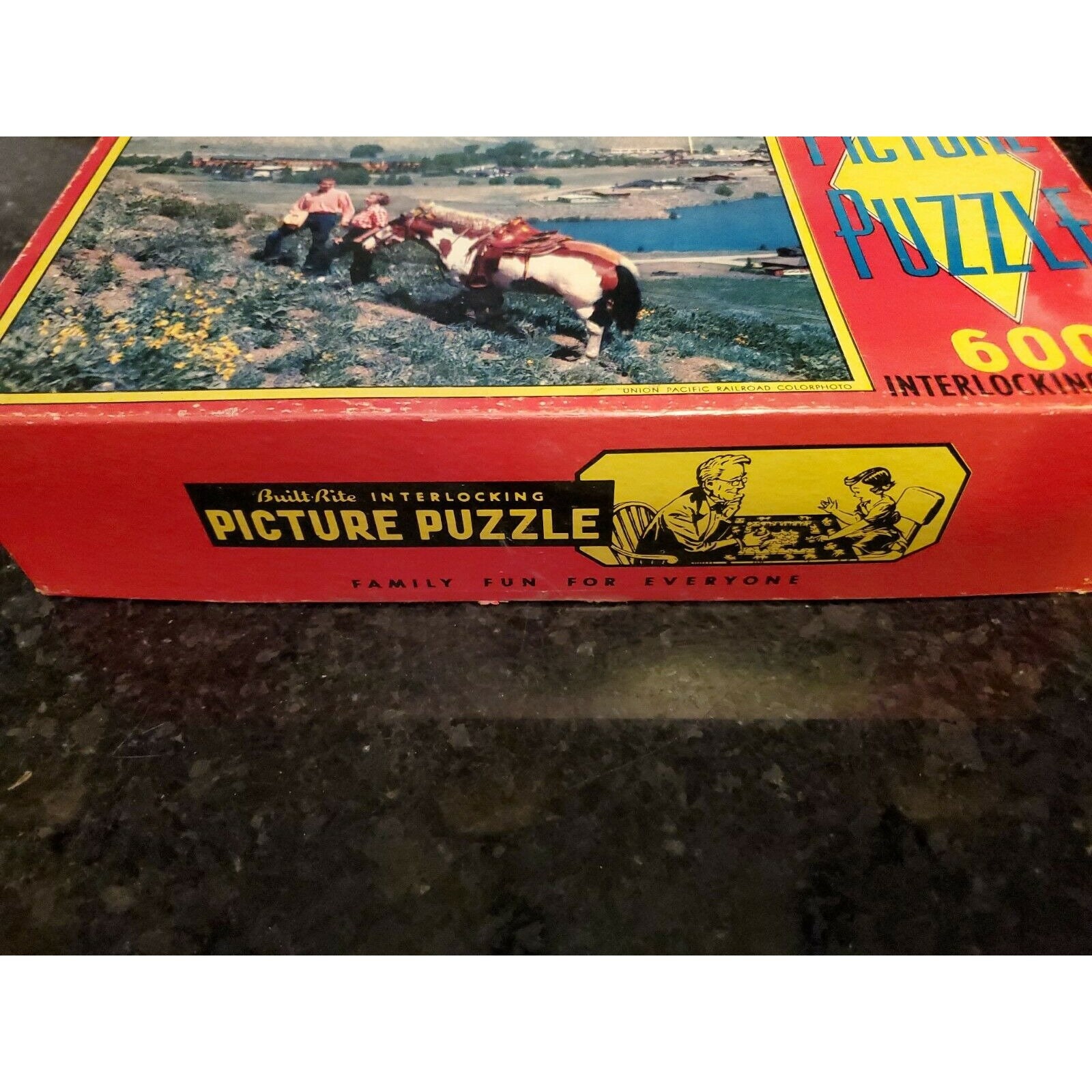 BUILT RITE Vintagepicture Puzzle Western Love Horses 600 | Etsy BUILT RITE Vintagepicture Puzzle Western Love Horses 600 | Etsy