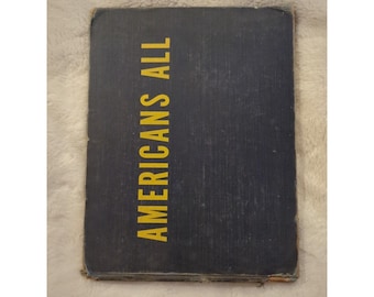 Tous Américains : Un hommage aux grands Américains, Barbara K. Anthony, 1941, relié, ex-libris