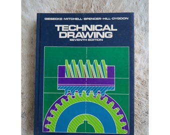 Technisches Zeichnen mit Konstruktionsgrafik 7te Auflage Giesecke Lehrbuch HK