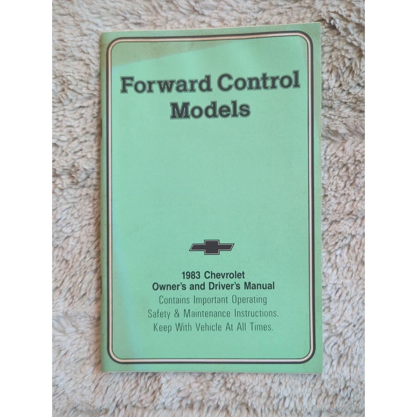 1983 CHEVROLET Forward Control Models Vintage Original Car Owners ...