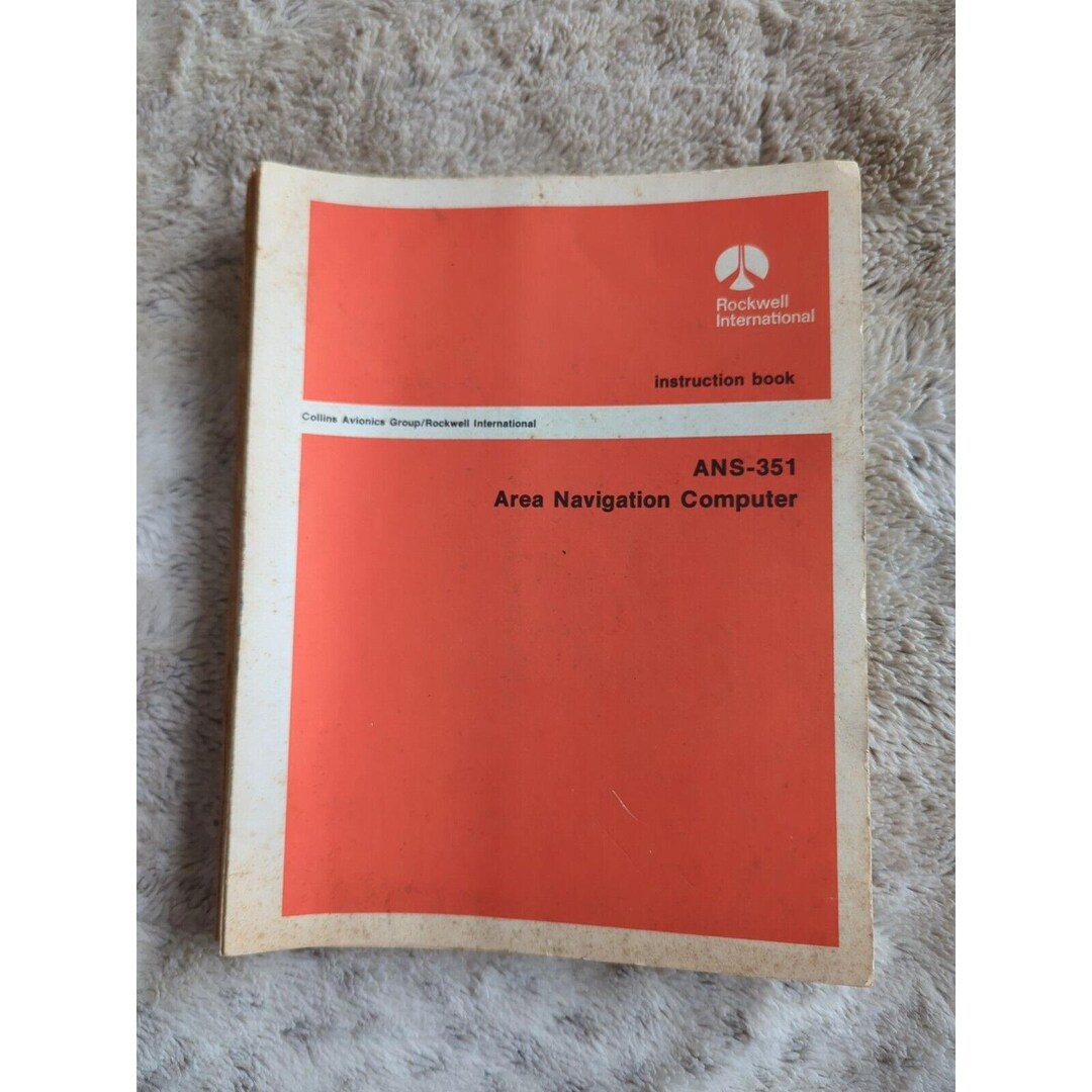 Collins Service Repair Manual Instruction Book ANS-351 Area Navigation ...