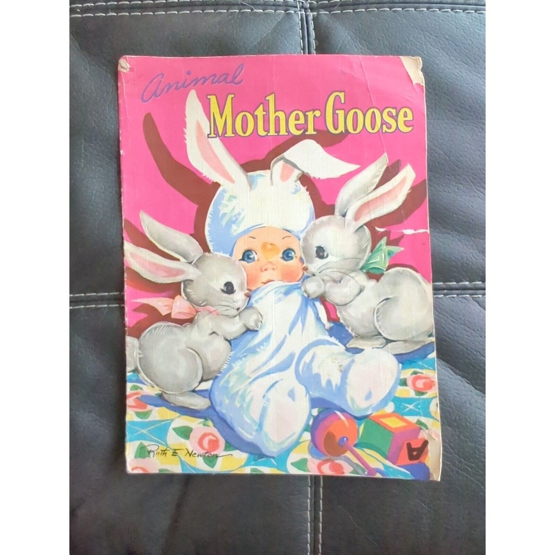Animal Mother Goose 絵本　ルース　E ニュートン Animal Mother Goose 1942 Ruth E. Newton Whitman Publishing