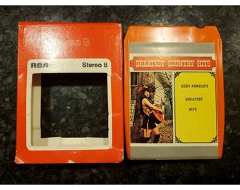 Eddy Arnold's Greatest Hits 8 Track Stereo Tape Cartridge Greatest Country Hits