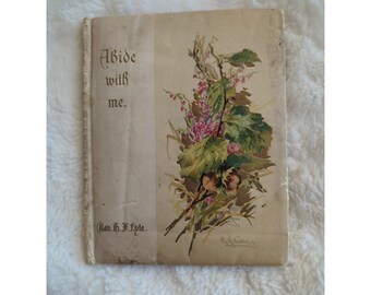 Abide with Me Illustrated Gift Book by Rev H F Lyte Illustrator C. Klein 1916