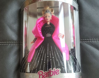 VTG 1998 Mattel Happy Holidays Barbie Doll Special Edition Black Pink Gala  Dress - Etsy
