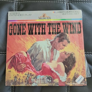 Gone With The Wind Laserdisc Laser Disc LD Stereo Extended Play Clark Gable