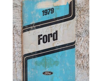 Manual del propietario de Ford 1979 Guía del usuario Mantenimiento del vehículo Servicio Especificaciones OEM