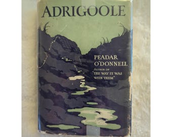 Peadar O'Donnell Adrigoole HC DJ Vtg 1929 初版アメリカ版 初刷