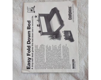 Progetti per letti pieghevoli facili: crea mobili per la camera da letto salvaspazio Craftplans 1993