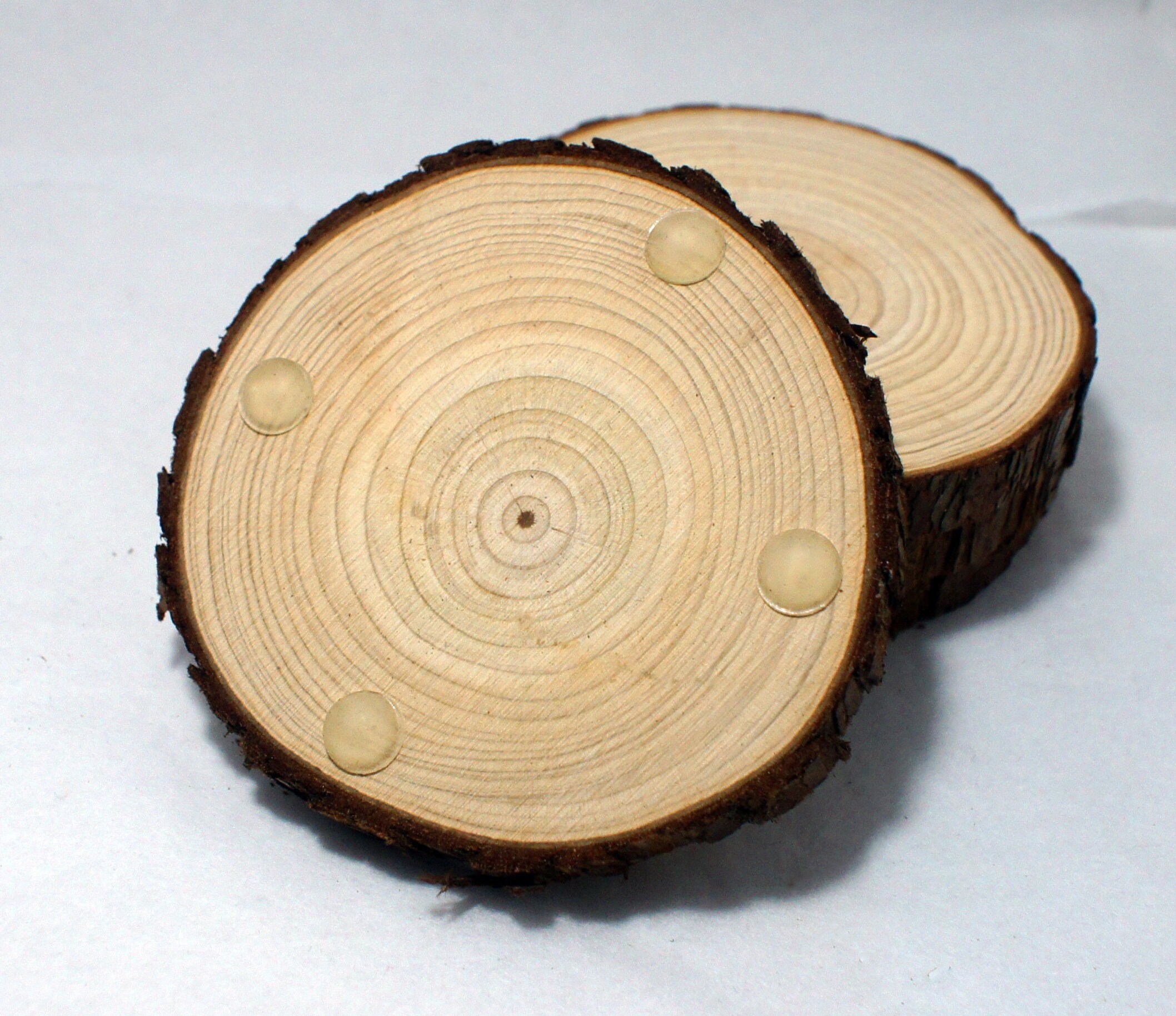 Wood Log Coasters Rustic Log Coasters Live Edge Coasters Etsy