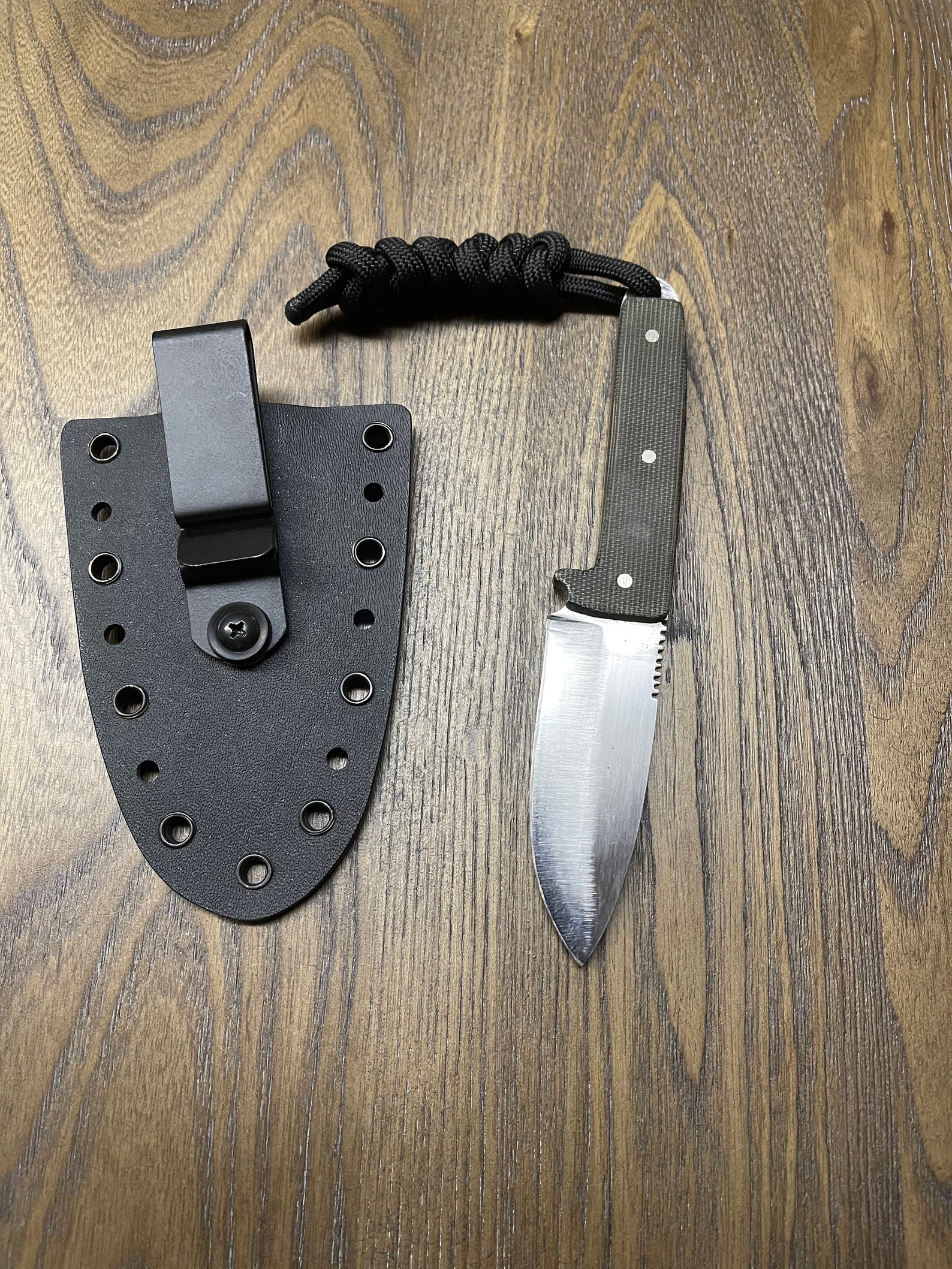 Fixed blade carry knife Etsy