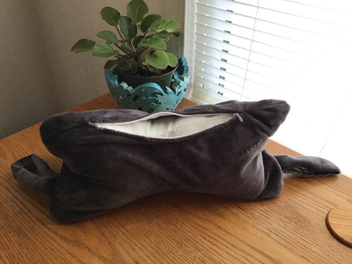 Gray Personalized Pillow Bone Pillow Neck Pillow Custom Etsy