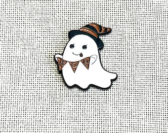 Ghost Needle Minder | Halloween Needle Minder |Cross Stitch | Needle Nanny | Embroidery | Magnetic Needle Minder