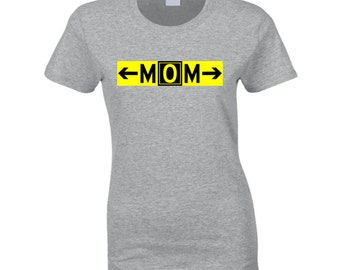 Aviation & Airplane T-Shirt - MOM As Airport Taxiway Signage