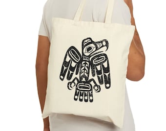 Haida Art Tlingit Eagle Indigenous Bag - Eagle Tote Bag