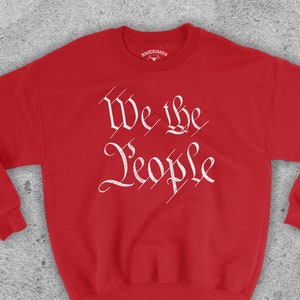We the People Constitution sweater, 2nd amendment 1776 unisex heavy blend crewneck sweatshirt