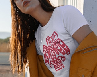 Tlingit Haida Art Eagle Shirt - Indigenous Women's Tee