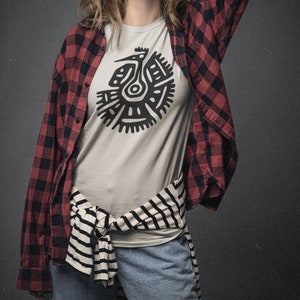 Mayan Mesoamerican Art Turkey Shirt - Bella+Canvas 3001