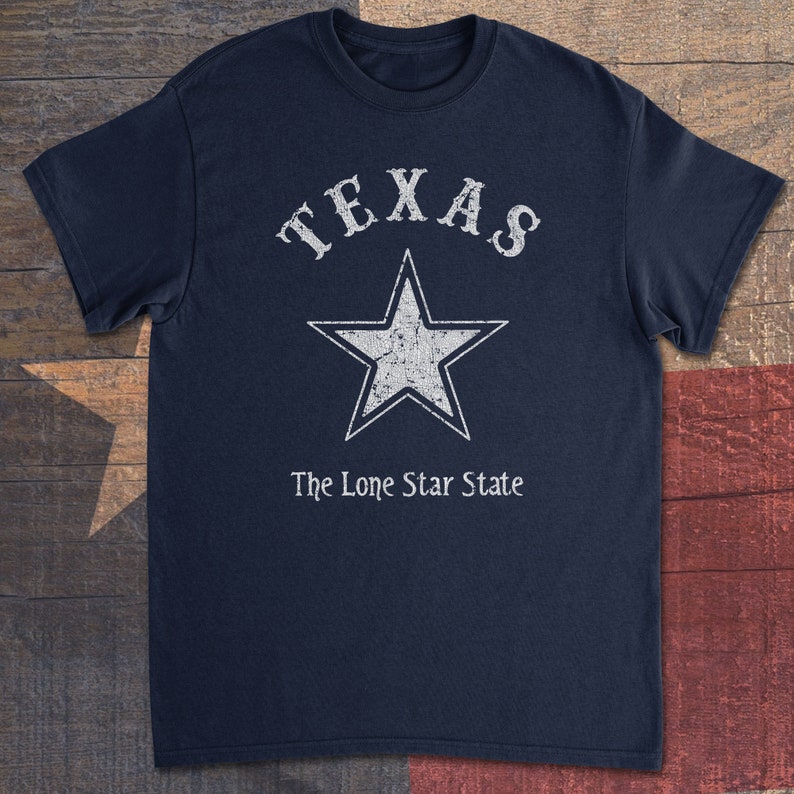Texas Shirt Lone Star Heavy Cotton Tee