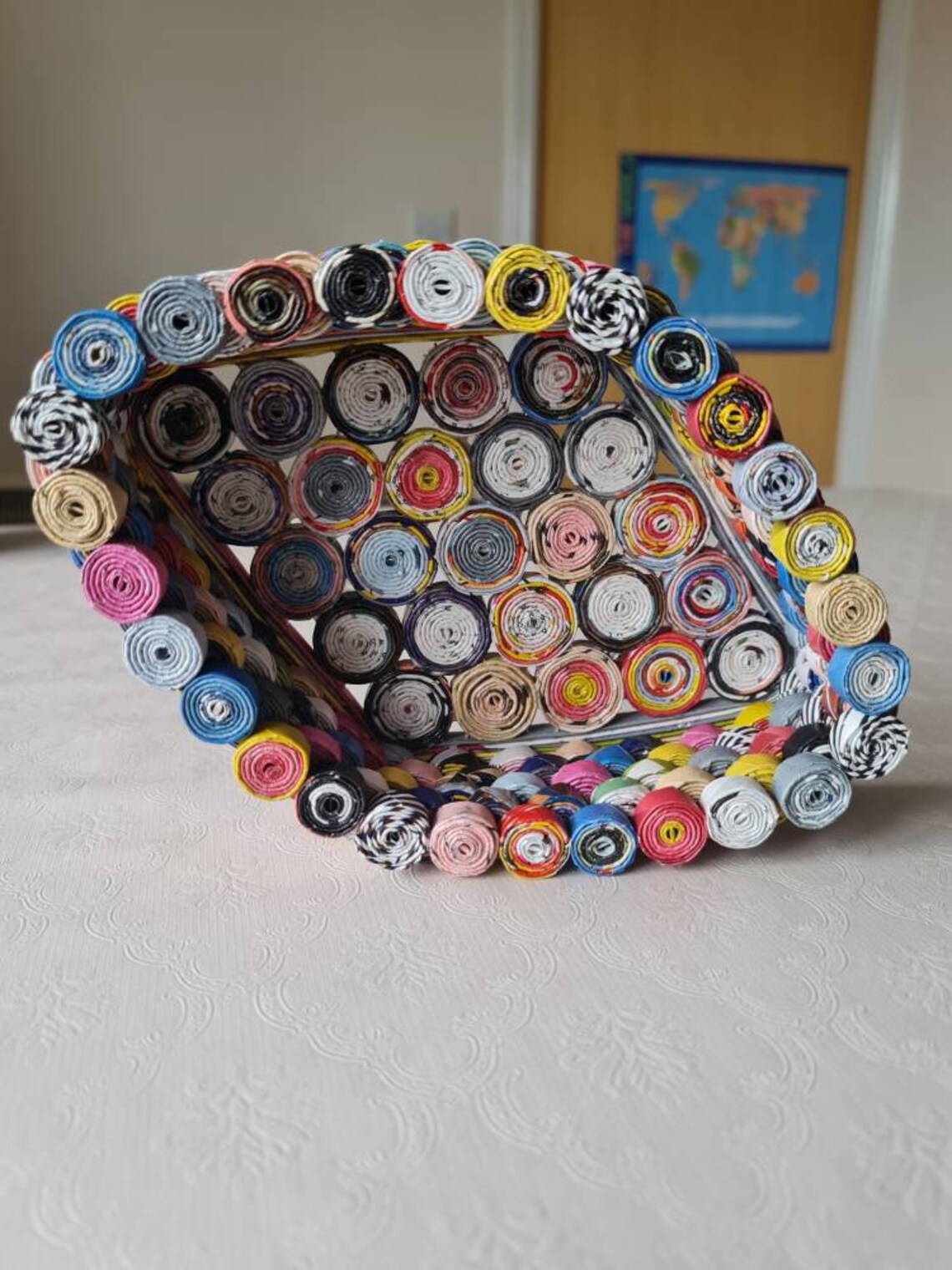 Decorative Paper Magazine Quilled Bowl Etsy Sweden