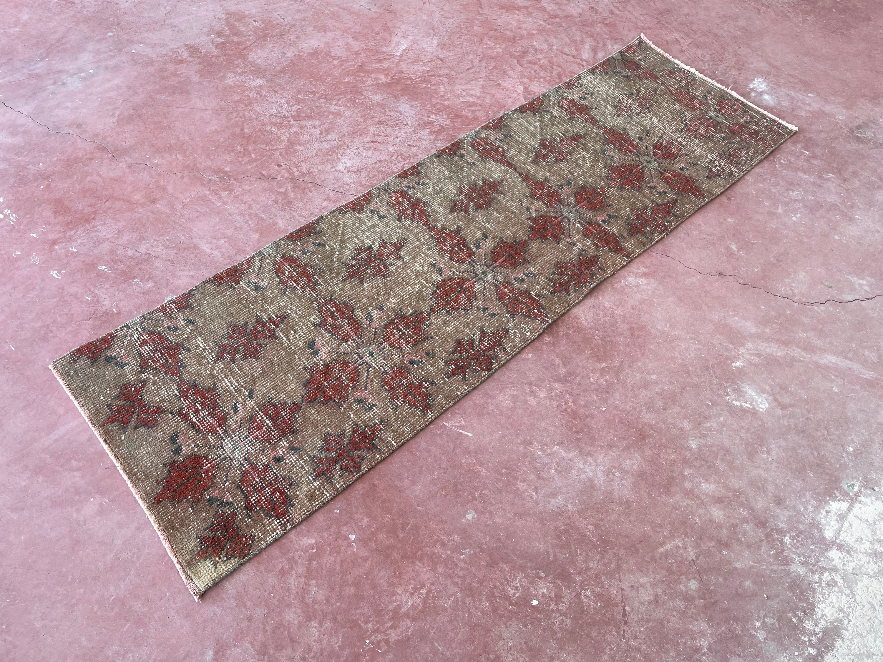 Home Decor Vintage Runner Rug 2.0x6.5 ft Turkish Runner Etsy