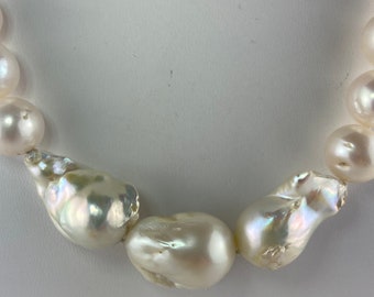 ☆人気☆【Numbering】☆GOLD BALL PEARL NECKLAC.E #9714☆ ☆関税込☆Numbering☆GOLD BALL PEARL NECKLACE #9714