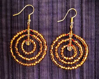 Three-ring Mobile Earrings