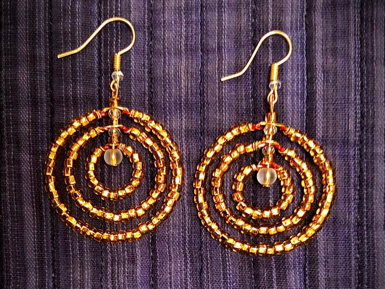 Three-ring Mobile Earrings image 1