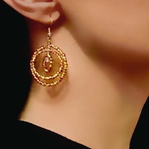 Three-ring Mobile Earrings image 2