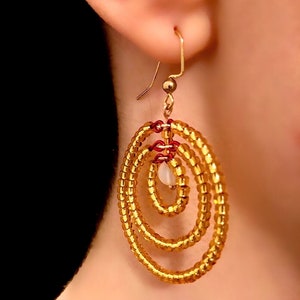 Three-ring Mobile Earrings image 3