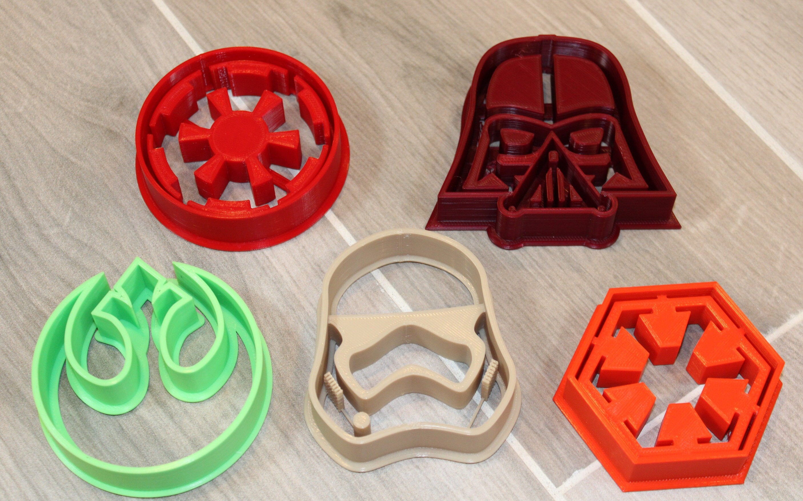 Star Wars Cookie Cutter Bundle Rebel Empire Stormtrooper Etsy