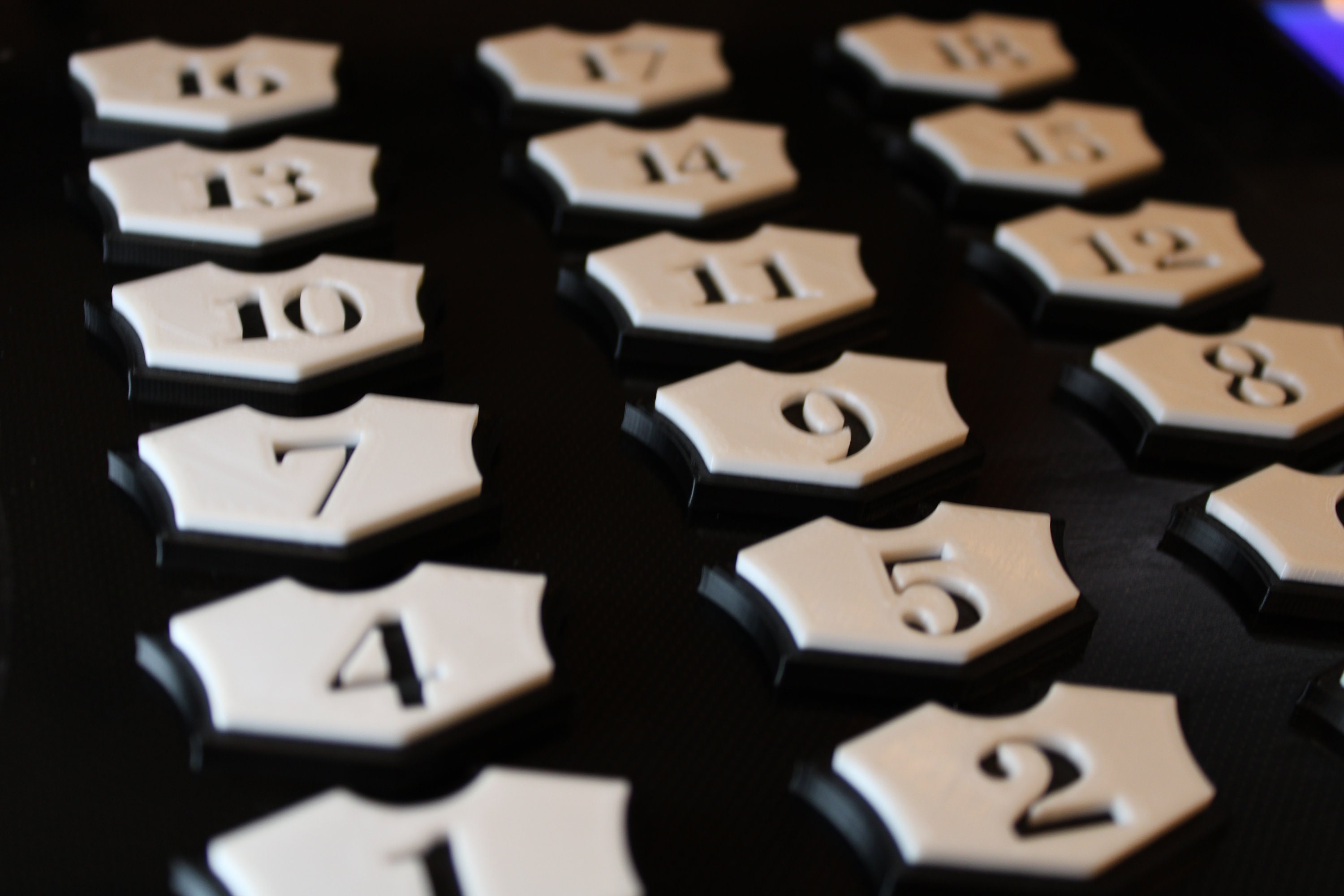 Planeswalker Loyalty Counters Magic The Gathering Stackable Tokens — PrintsLeo3D