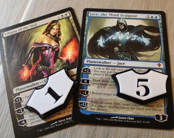 Planeswalker Loyalty Counters | Magic The Gathering | Stackable Tokens