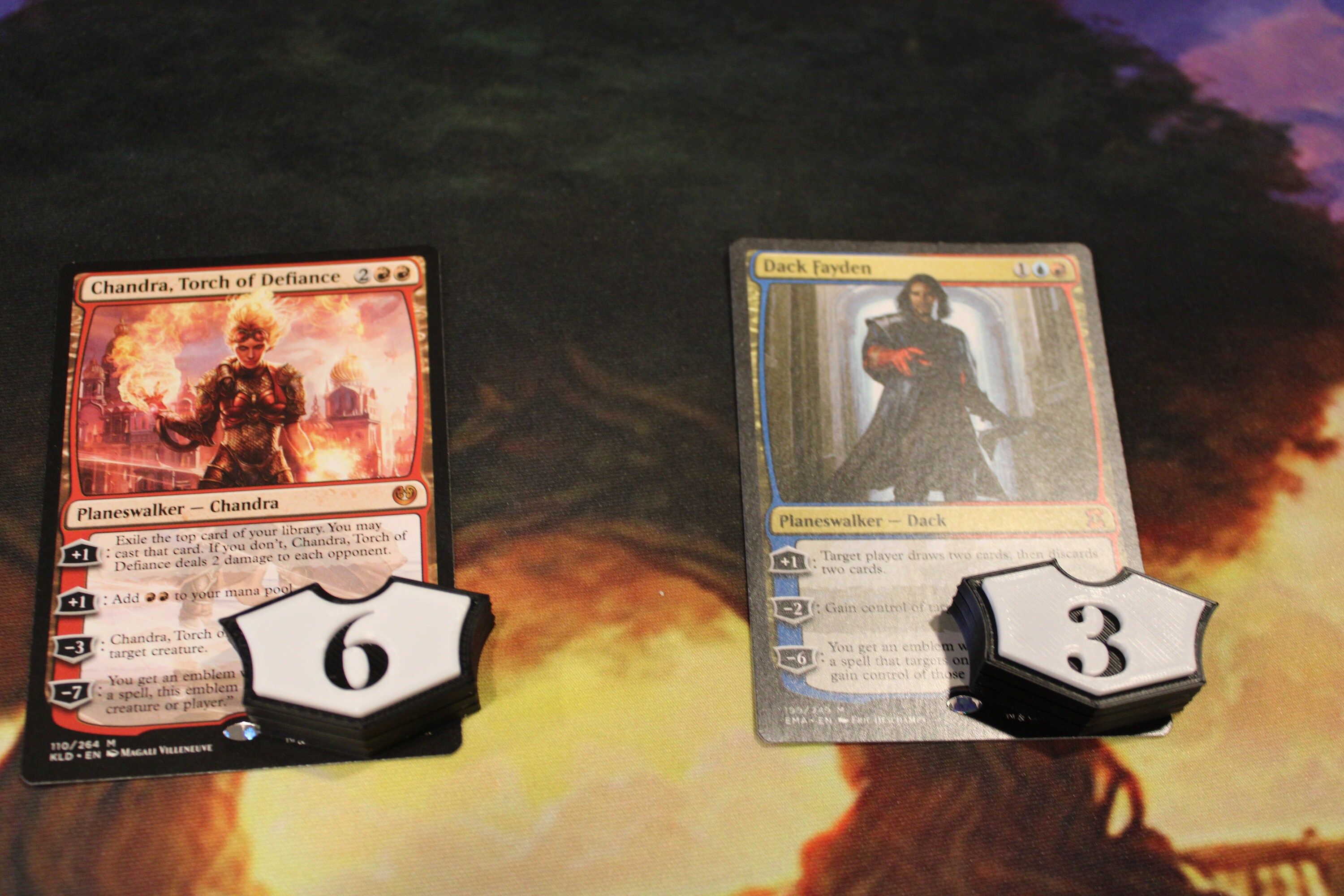 Planeswalker Loyalty Counters Magic The Gathering Stackable Tokens — PrintsLeo3D