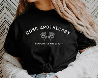 Rose Apothecary Shirt, Rose Apothecary Short Sleeve, Unisex Jersey Short Sleeve Tee