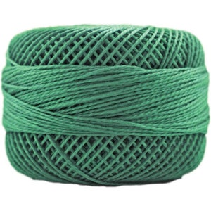 Perle Cotton: 4396 Dark Nile Green Perle Cotton: 4396 Dark Nile Green