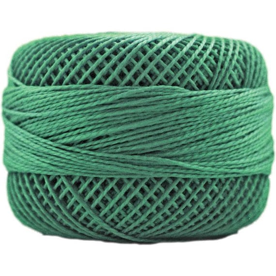 Perle Cotton: 4396 Dark Nile Green Perle Cotton: 4396 Dark Nile Green