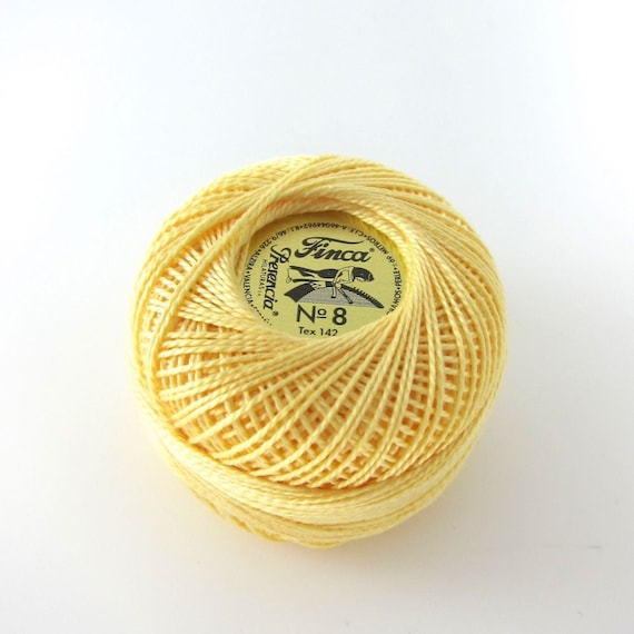 Perle Cotton: 1137 Pale Yellow Perle Cotton: 1137 Pale Yellow