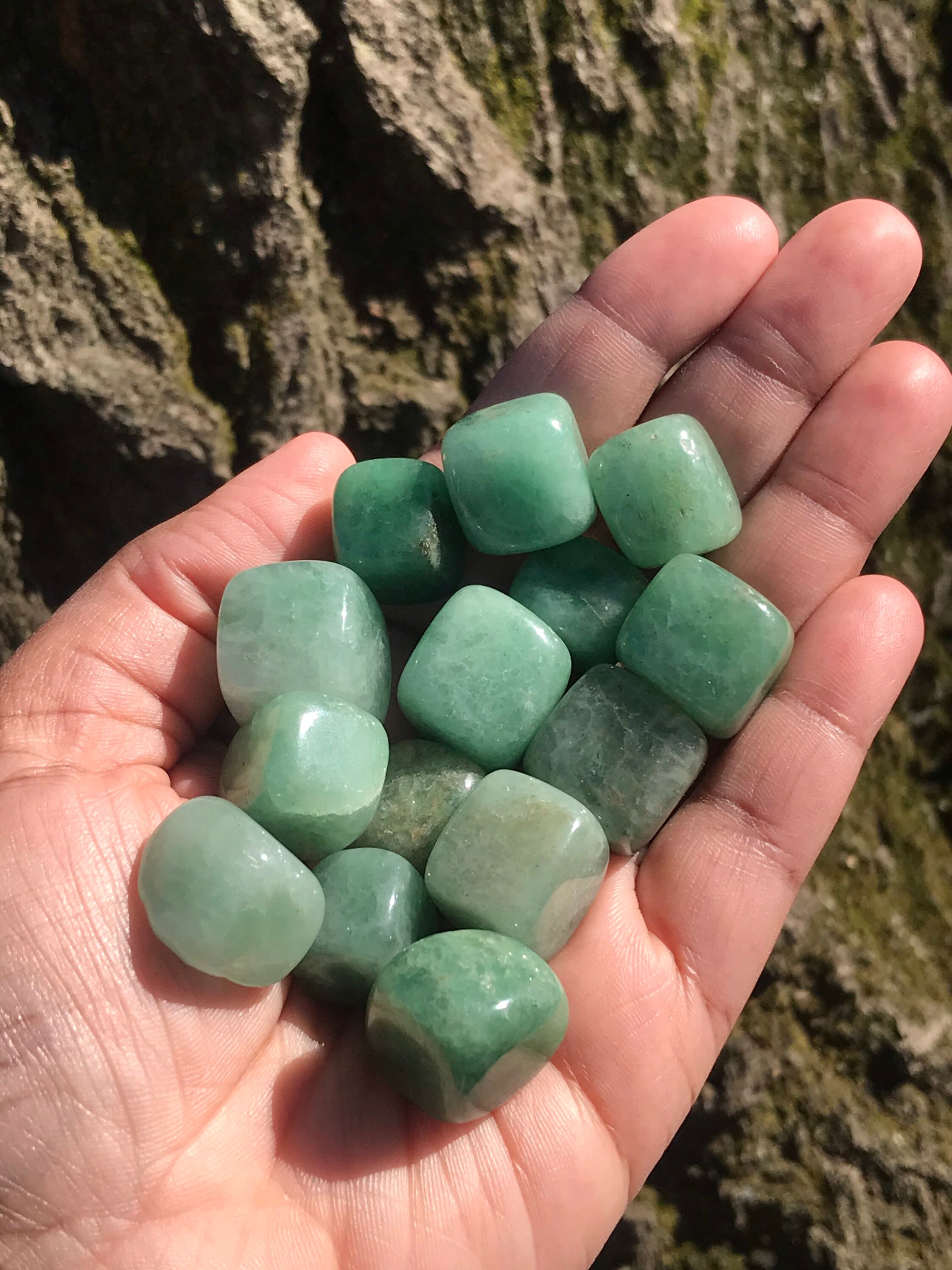 Scarlet quartz TUMBLED pocket stones Etsy
