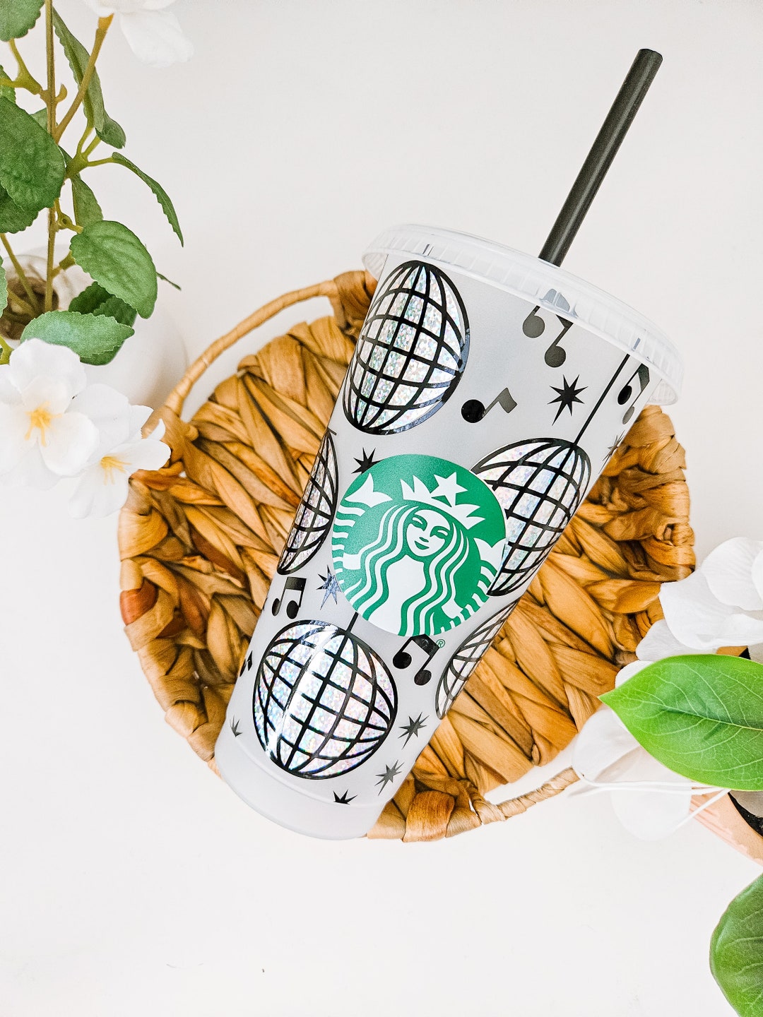 Disco Ball Starbucks Venti Cup Gifts for Her Reusable Cup Etsy