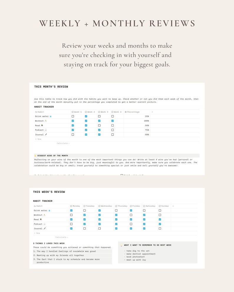 2022 yearly goal planner notion template all in one notion etsy m xico