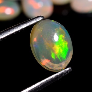 8x6mm Natural Opal Oval Cabochons, Calibrated AAA+ Quality Opal Cabs, Wholesale Lot Ready for Jewelry making