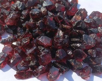 AAA Raw garnet crystals / 8-15MM loose gemstone wholesale price bulk lot / red rocks and mineral / healing / Sacral Chakra stone